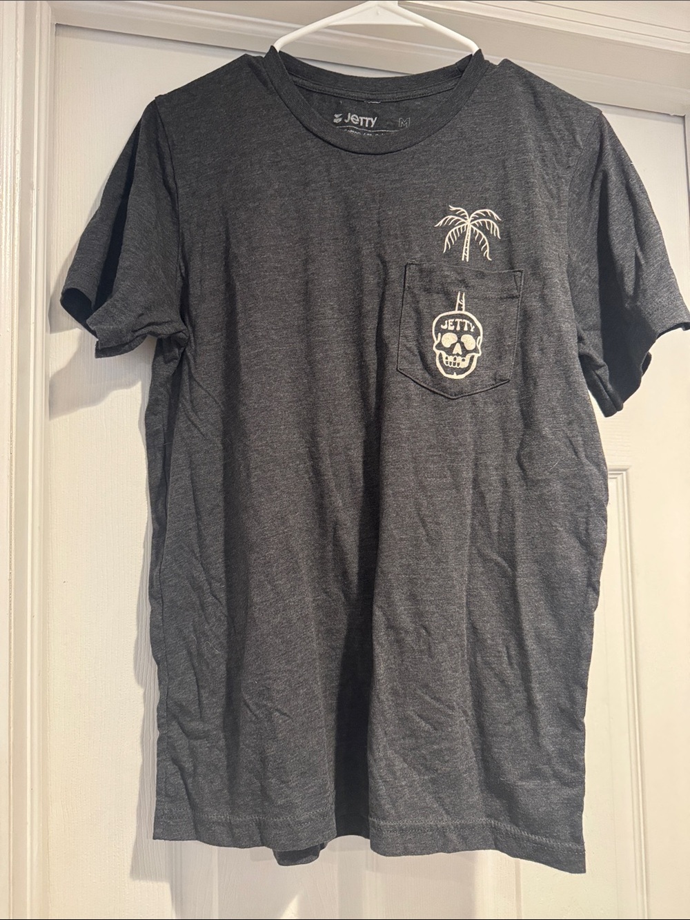 Men’s Charcoal Gray Jetty Pocket Graphic Tee